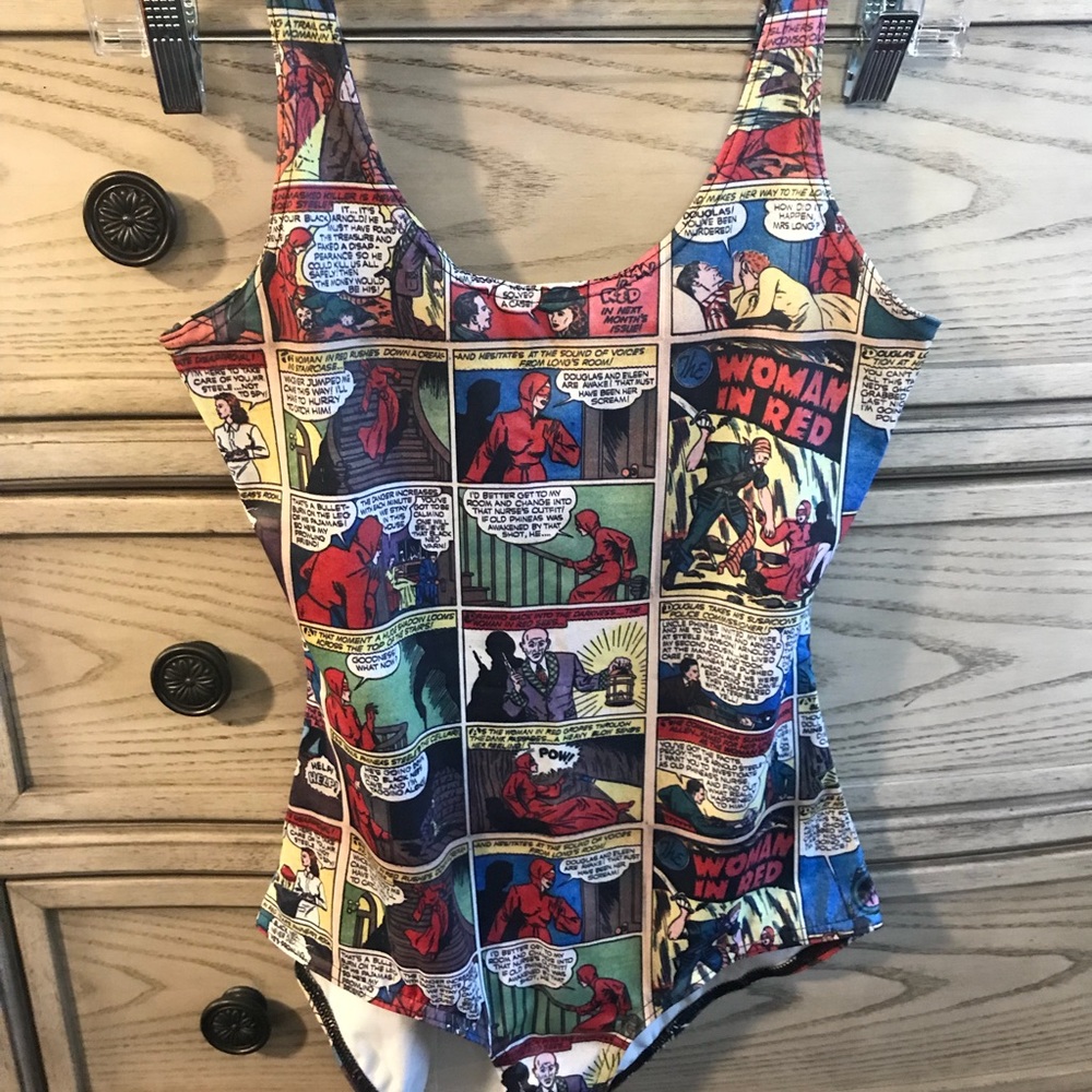 black milk clothing Woman In Red swimsuit M used